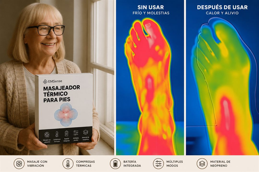Mejora de la circulaci&oacute;n en los pies con VELORA
