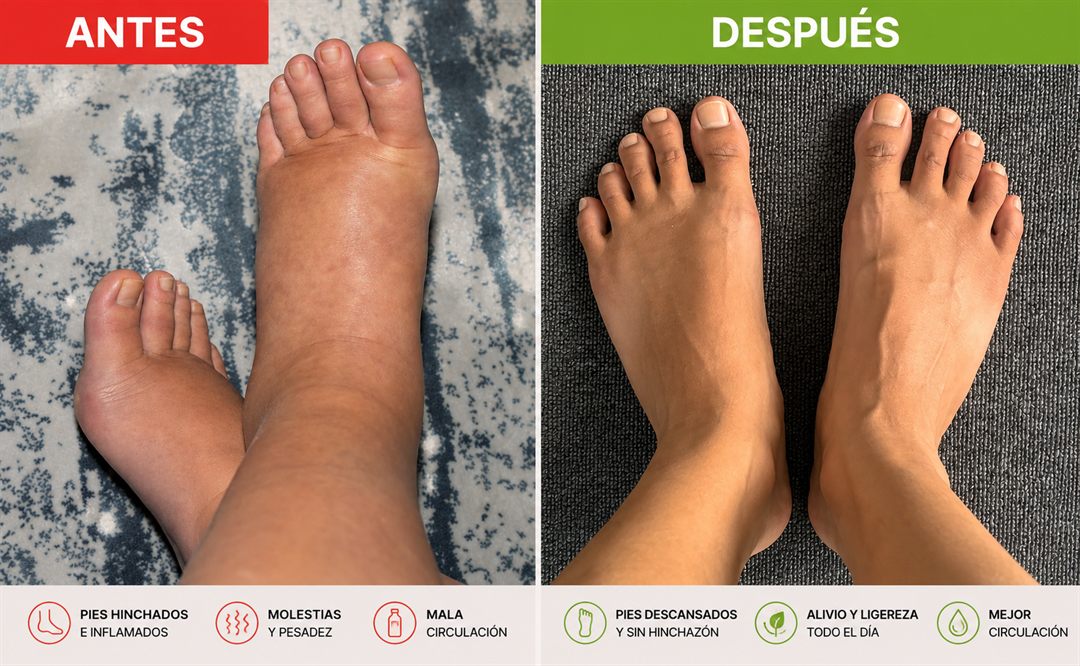 Antes y despu&eacute;s: reducci&oacute;n de la hinchaz&oacute;n con VELORA